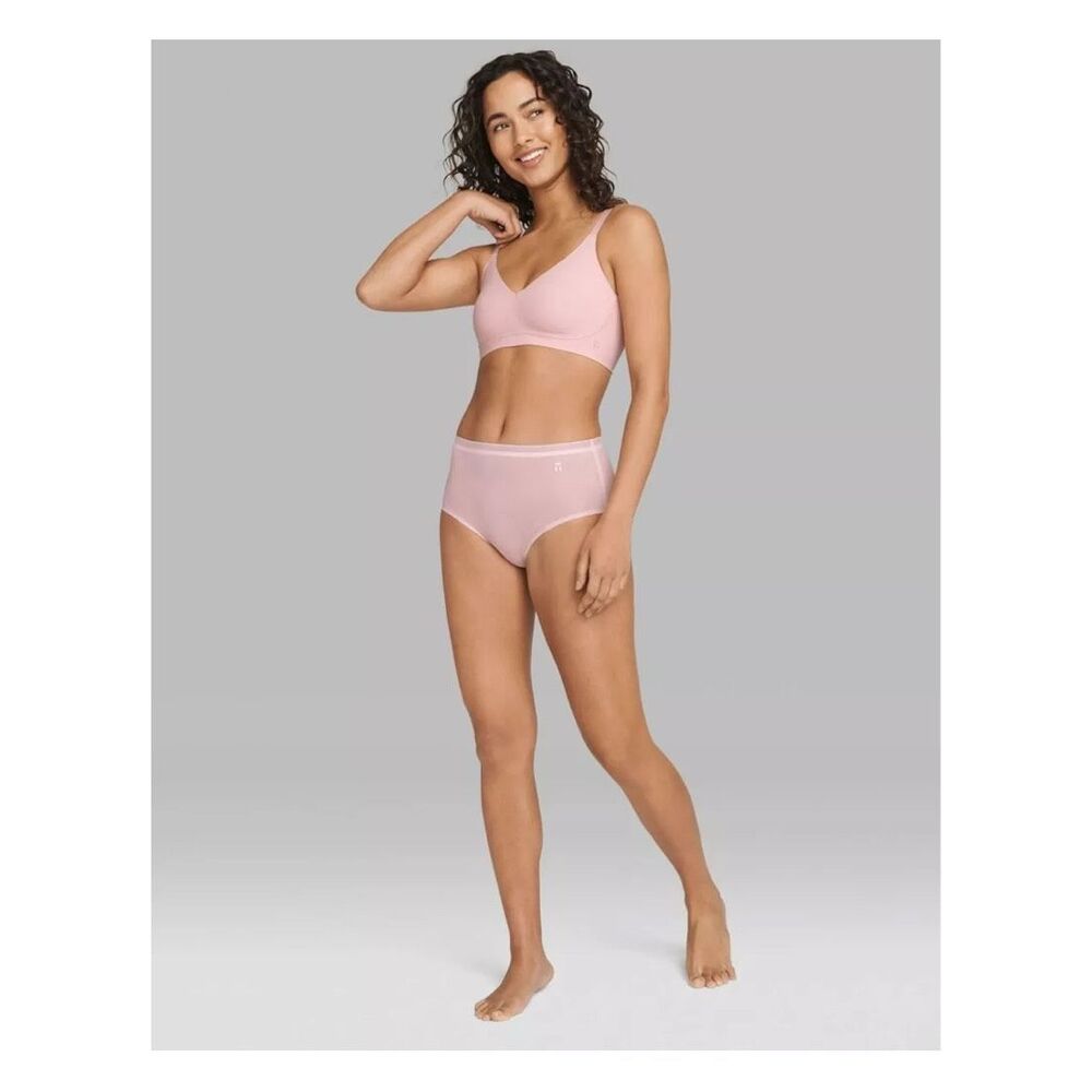 Tommy John Women's Air High Rise Brief in Peachskin Size Small $22
